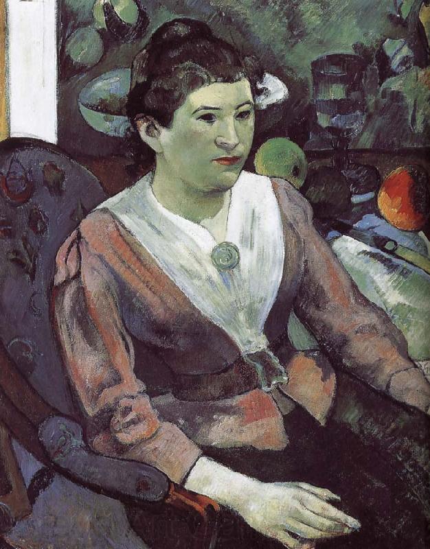 Paul Gauguin Cezanne s still life paintings in the background of portraits of women Spain oil painting art